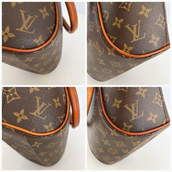 LOUIS VUITTON Monogram Ellipse PM Handbag Vintage LV Lock Key LV Dust Bag COA - Picture 6 of 15